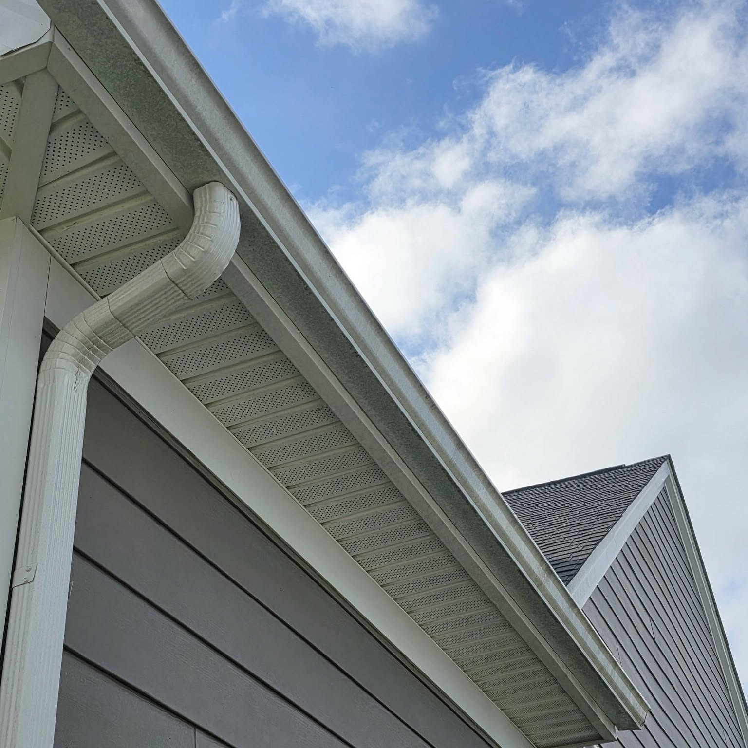 Soffit & fascia cleaning — Cobwebs, dust and dirt lines cleared